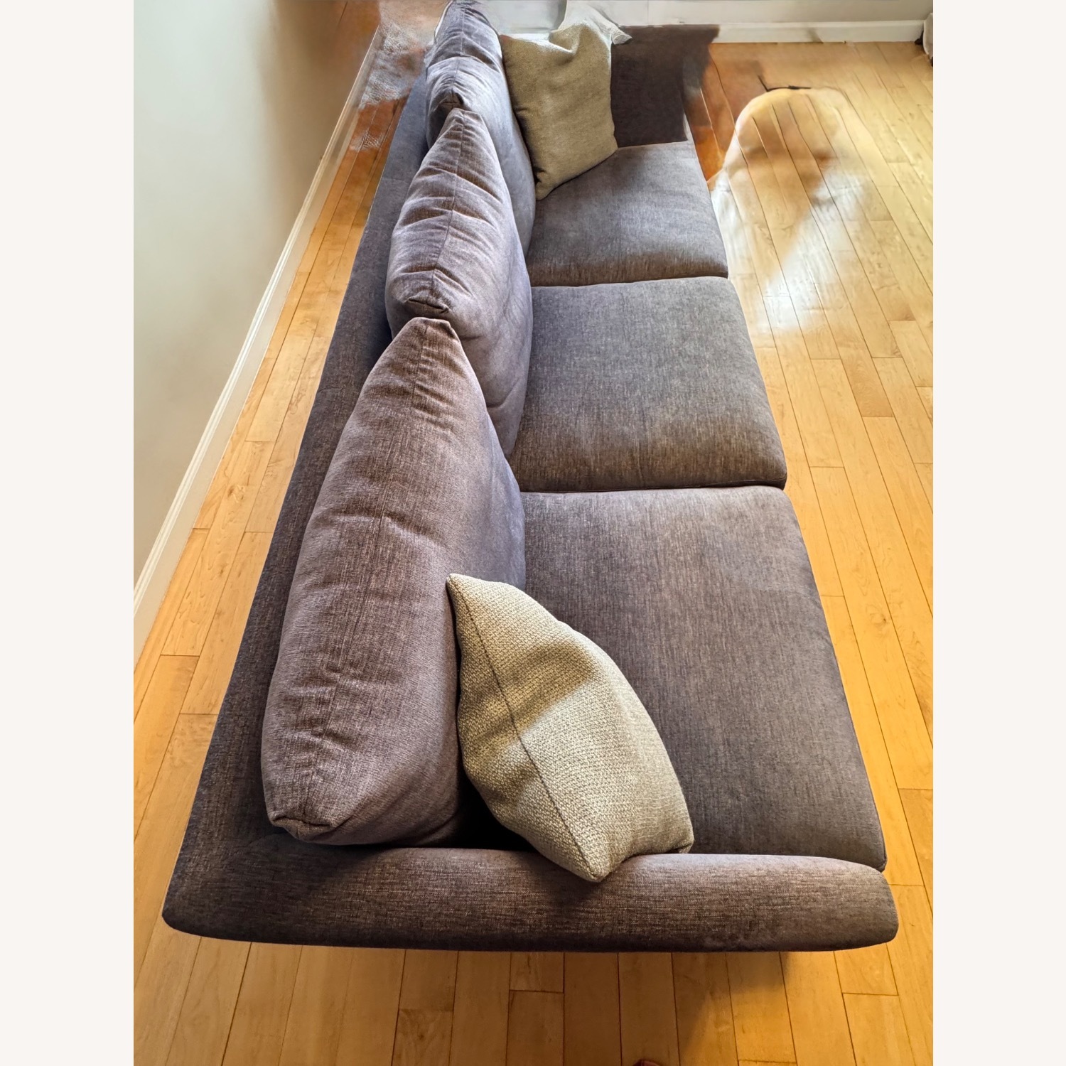 Safavieh Kensett Blue Velvet 3+ Seater Sofa - image-8