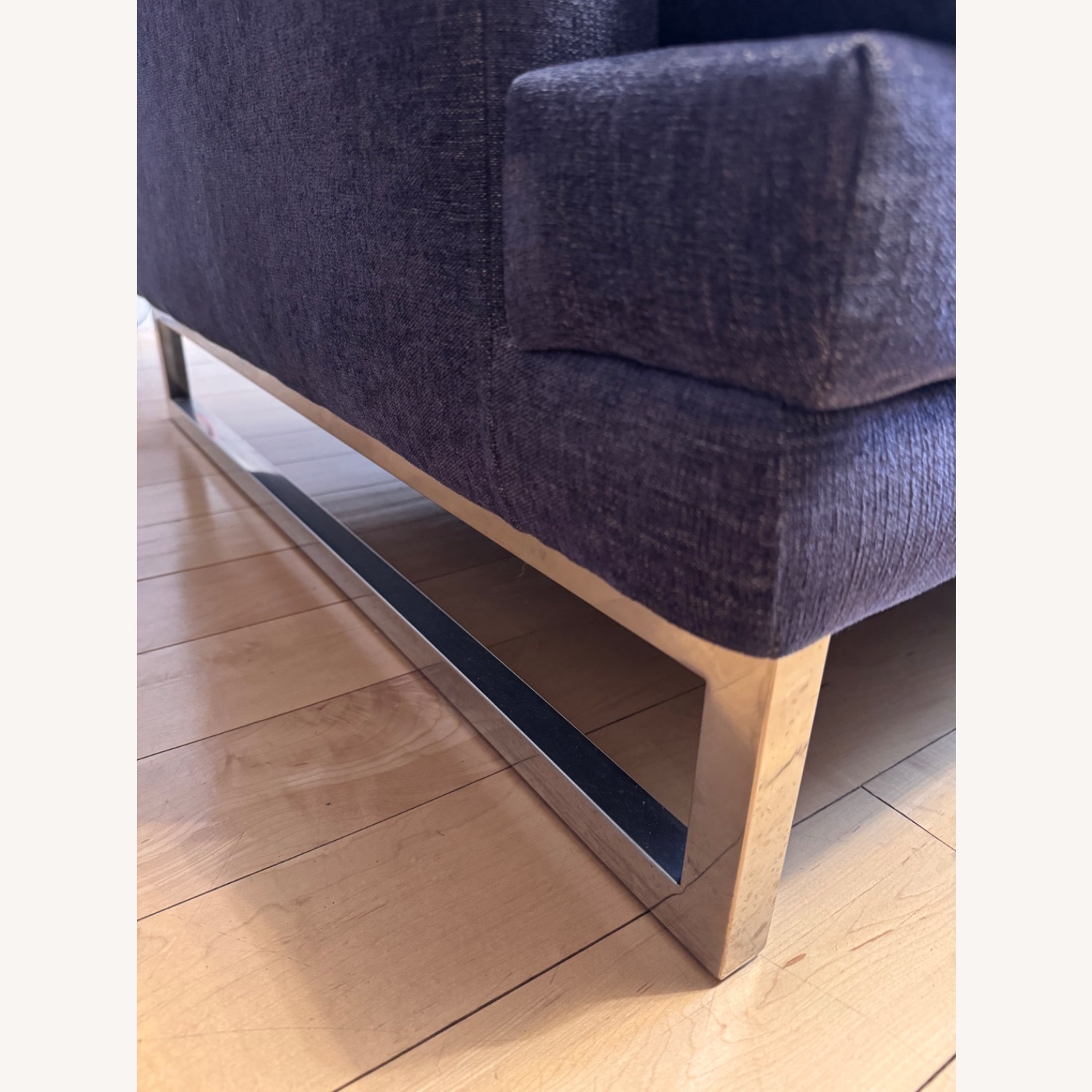 Safavieh Kensett Blue Velvet 3+ Seater Sofa - image-6