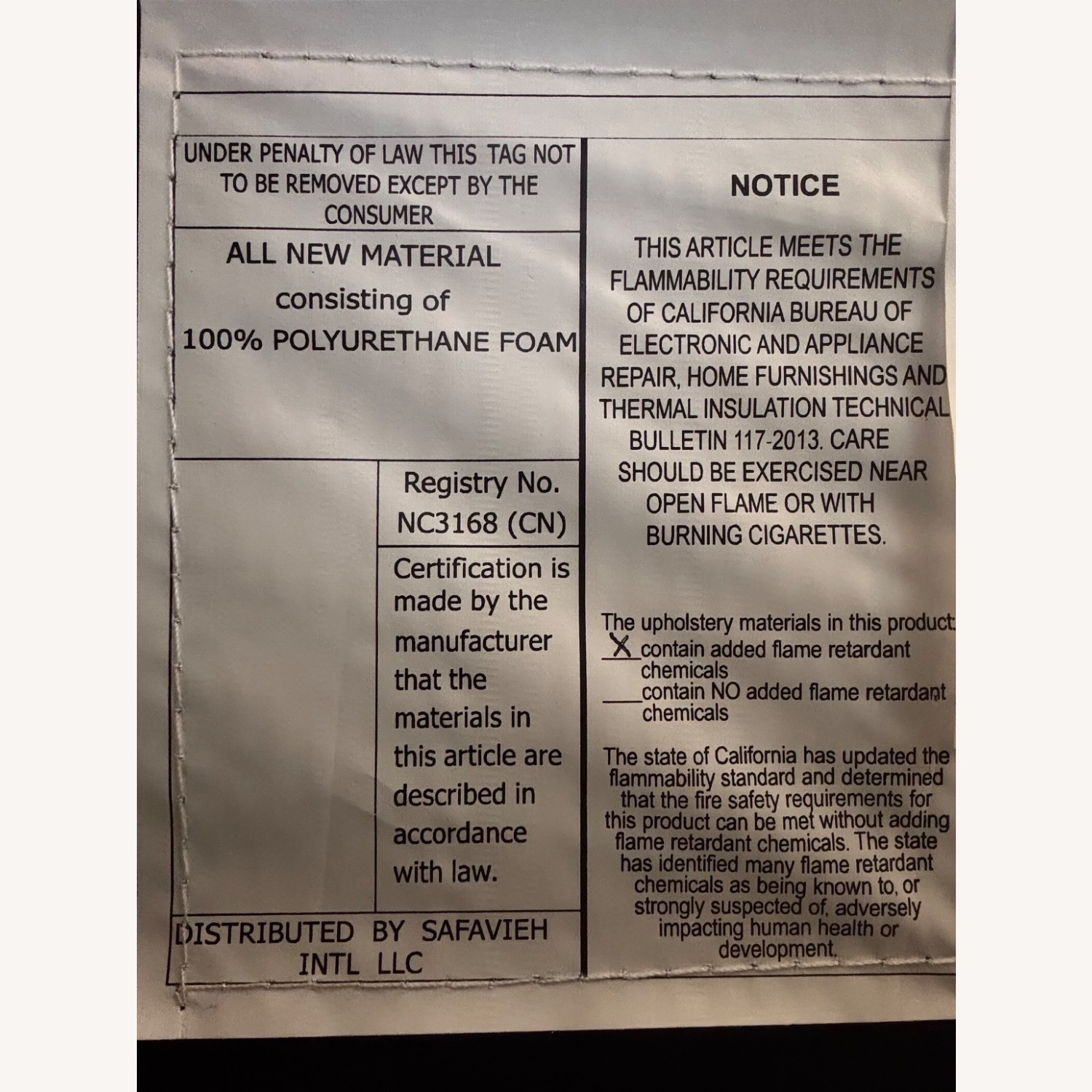 Safavieh Kensett Blue Velvet 3+ Seater Sofa - image-5