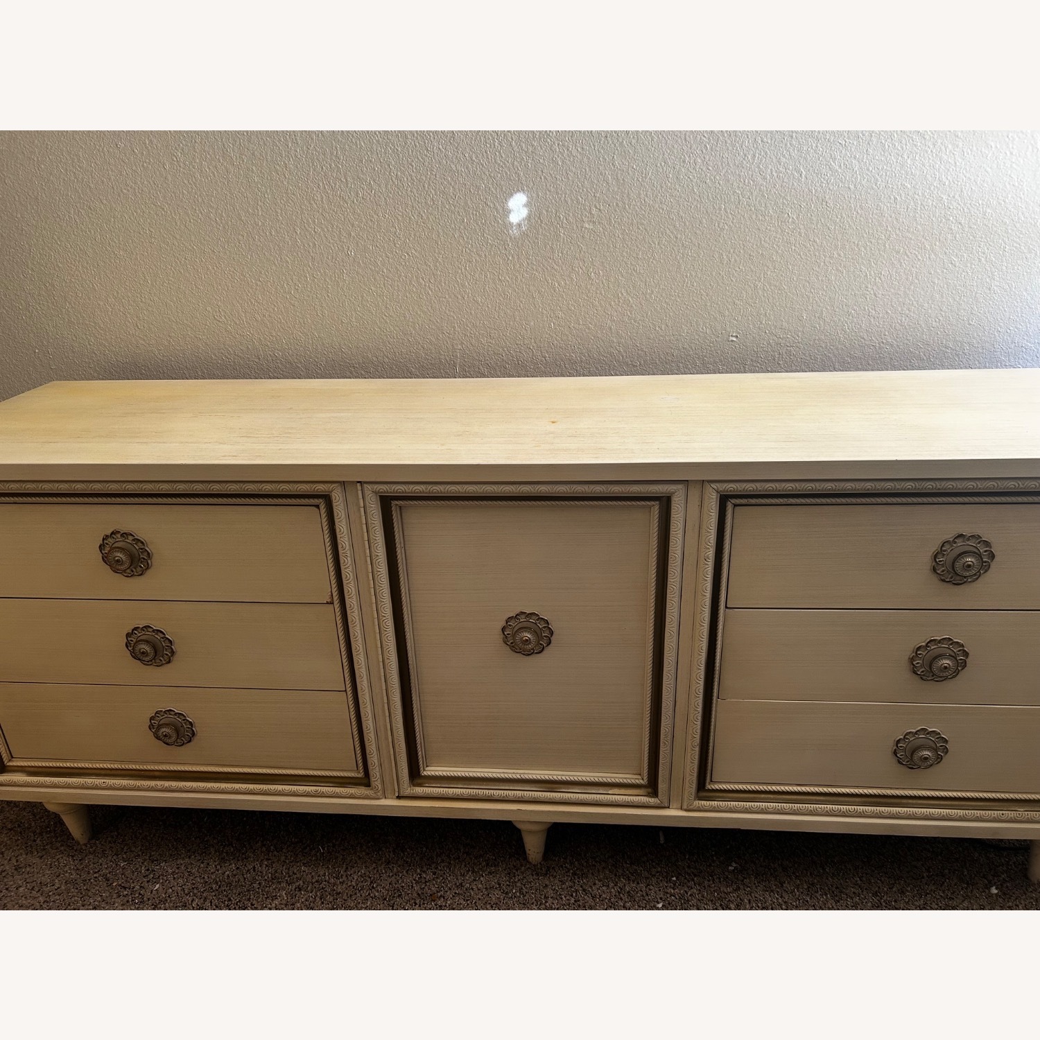 Bassett White Wood Dresser - image-13