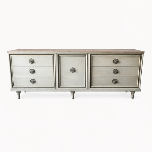 Used Bassett White Wood Dresser for sale on AptDeco