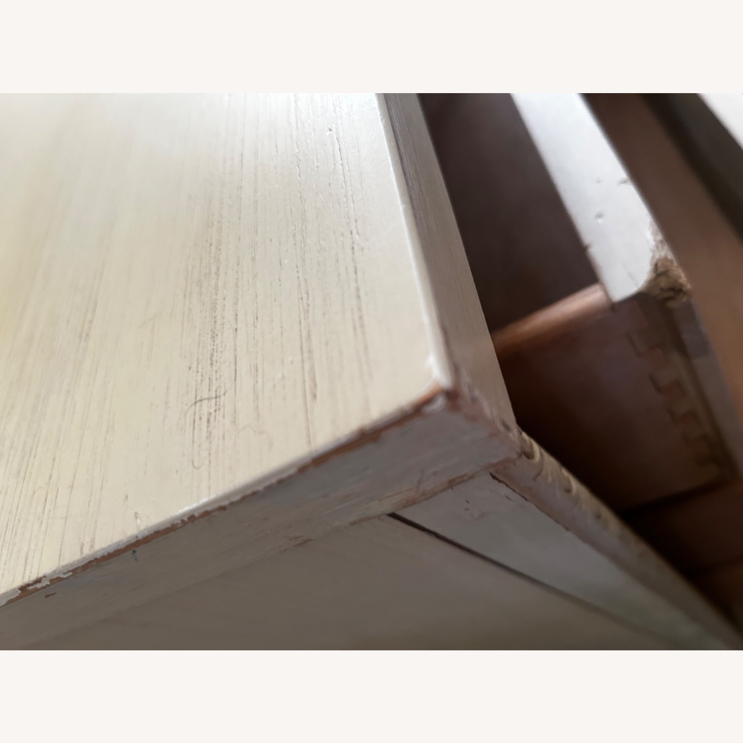 Bassett White Wood Dresser - image-6