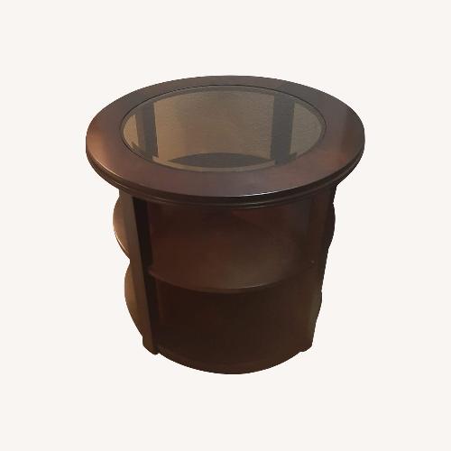 Used Vintage/Antique Dark Brown Wood Side Tables for sale on AptDeco