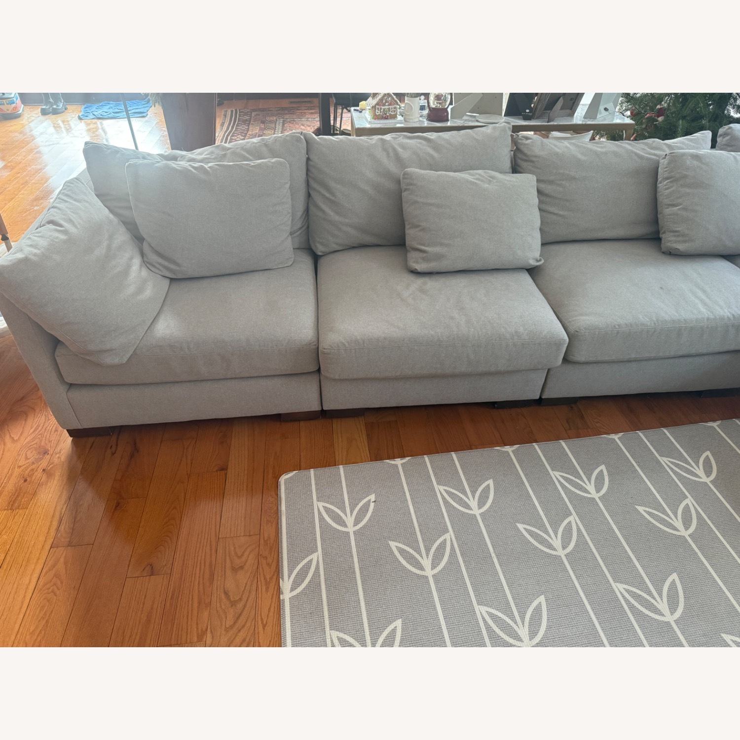 Rejuvenation Light Gray Wrenton 5 Piece Sectional - image-3