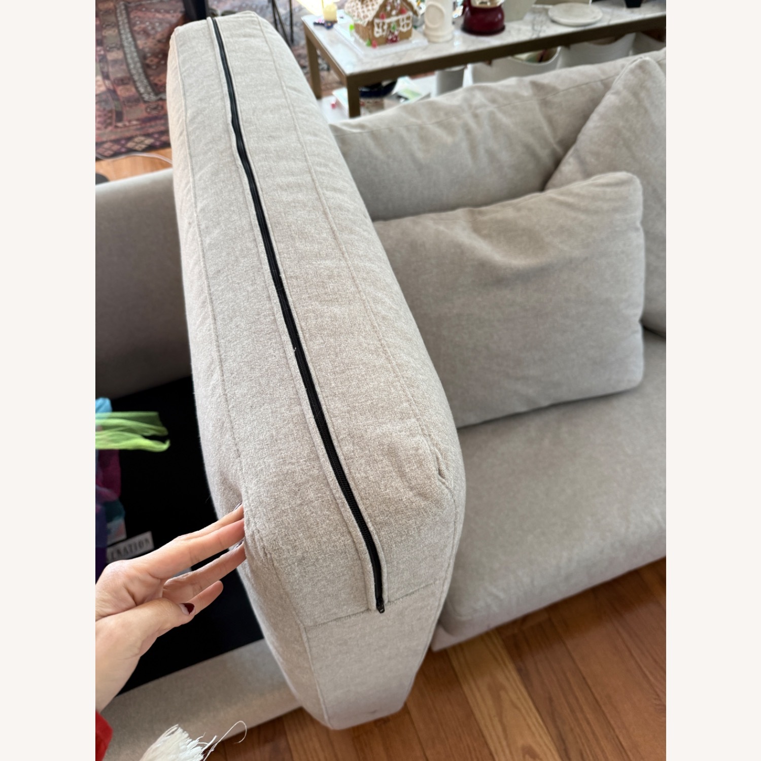 Rejuvenation Light Gray Wrenton 5 Piece Sectional - image-10