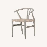 Four Hands Light Gray Wood Dining Chairs