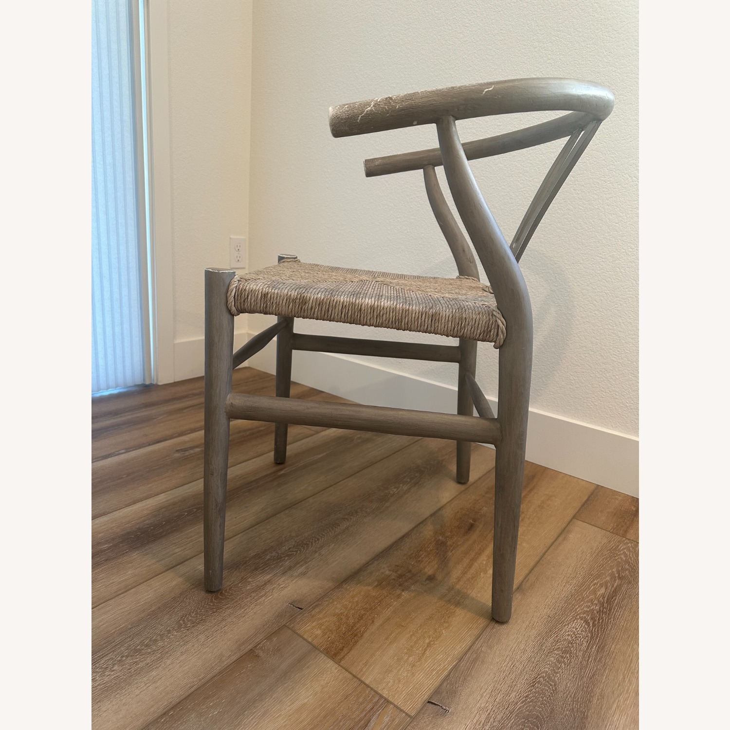 Four Hands Light Gray Wood Dining Chairs - image-5