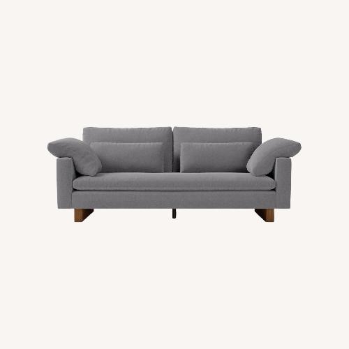 Used West Elm Harmony Natural Fabric 2 Seater Sofa for sale on AptDeco