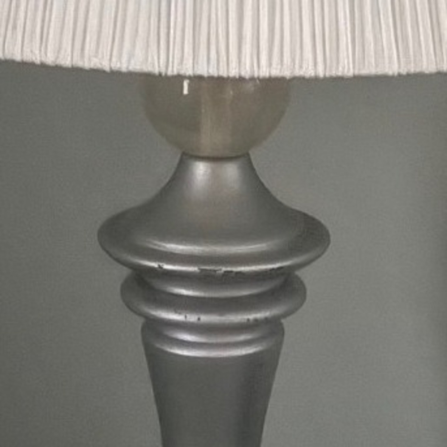 Vintage Light Gray Table Lamps - image-1