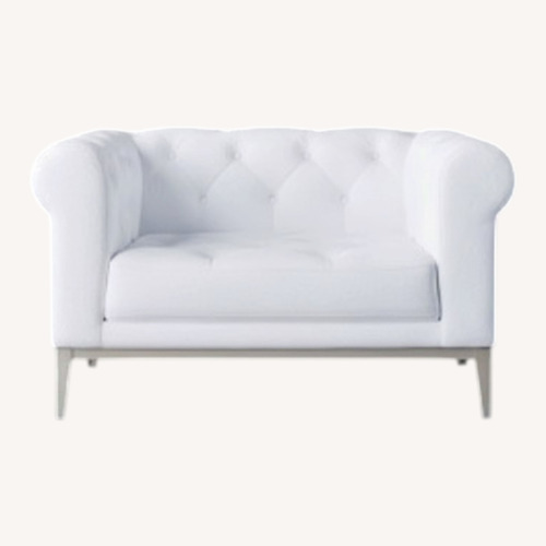 Used Restoration Hardware Natural Fabric Armchair for sale on AptDeco