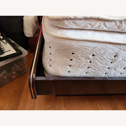 Used Logan Furniture Queen Bed for sale on AptDeco