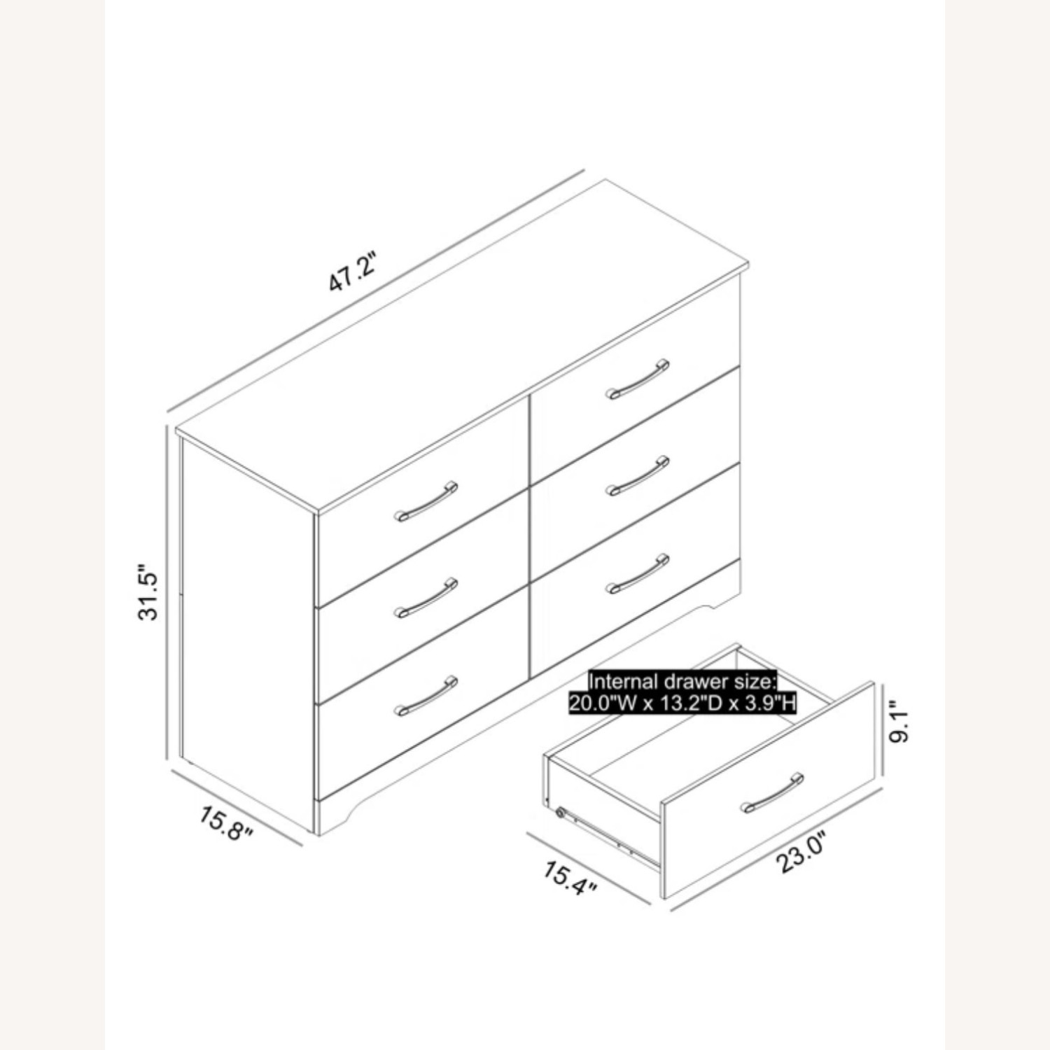 Wayfair Black Wood Dresser - image-3