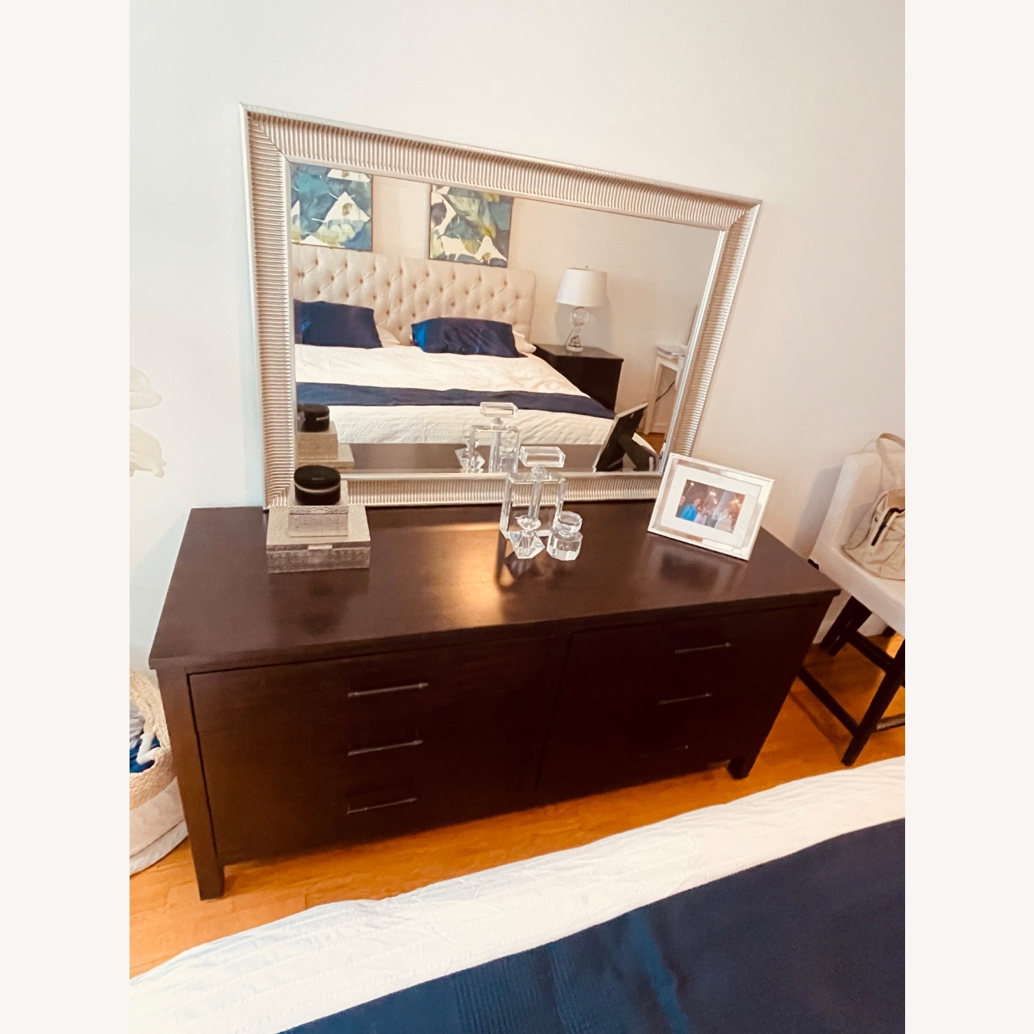 Pottery Barn Dark Brown Dresser - image-3