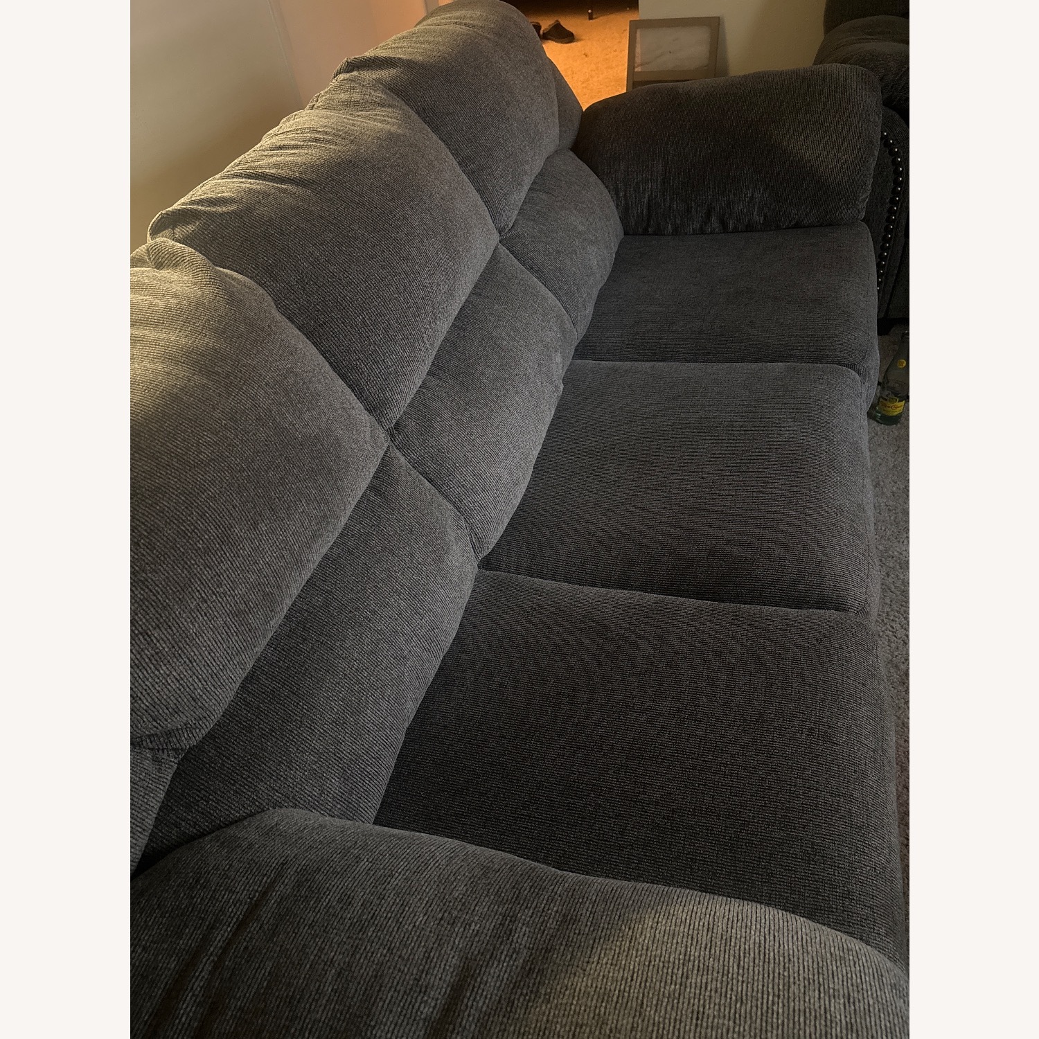 Ashley Furniture Dark Gray 3+ Seater Sofa - image-4