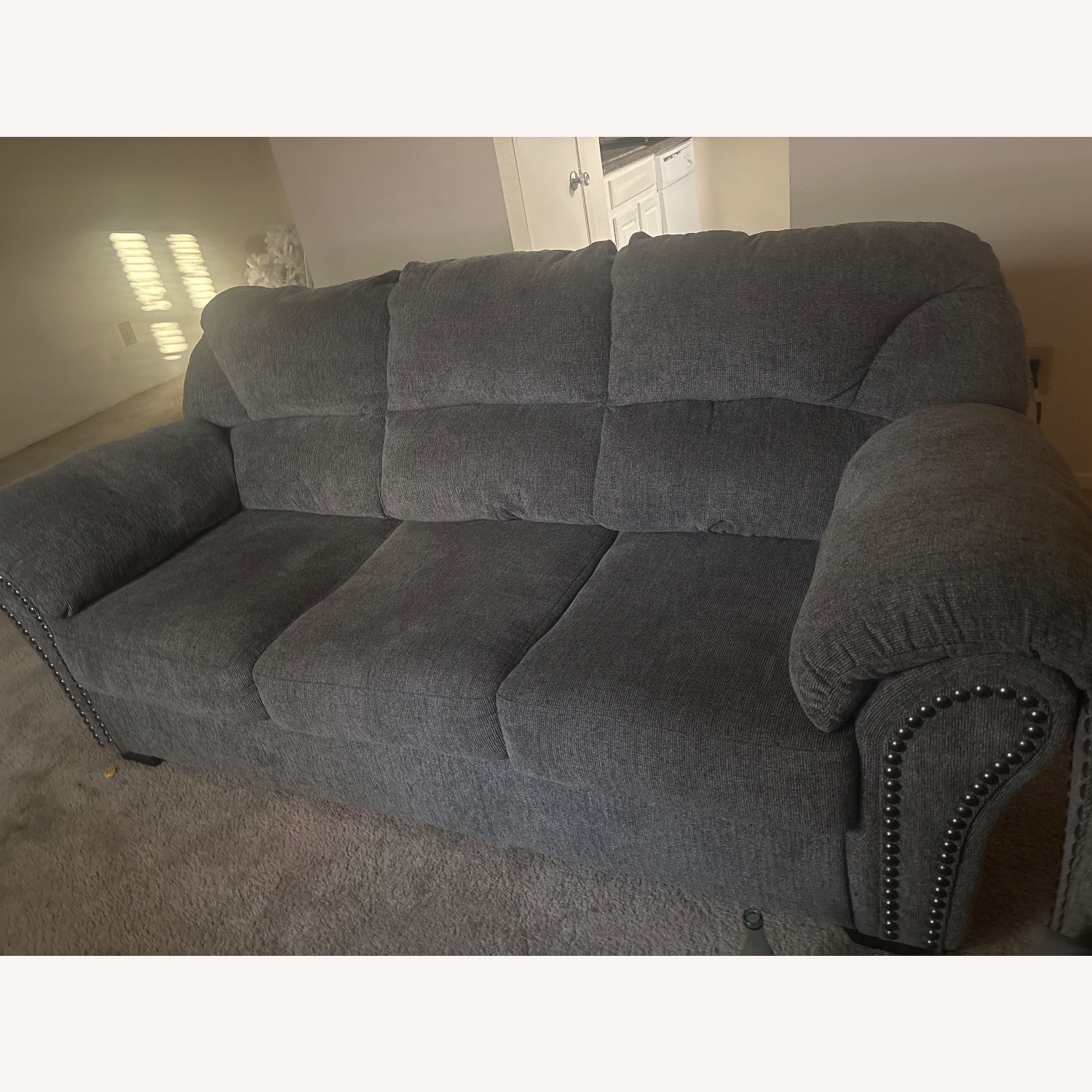 Ashley Furniture Dark Gray 3+ Seater Sofa - image-1
