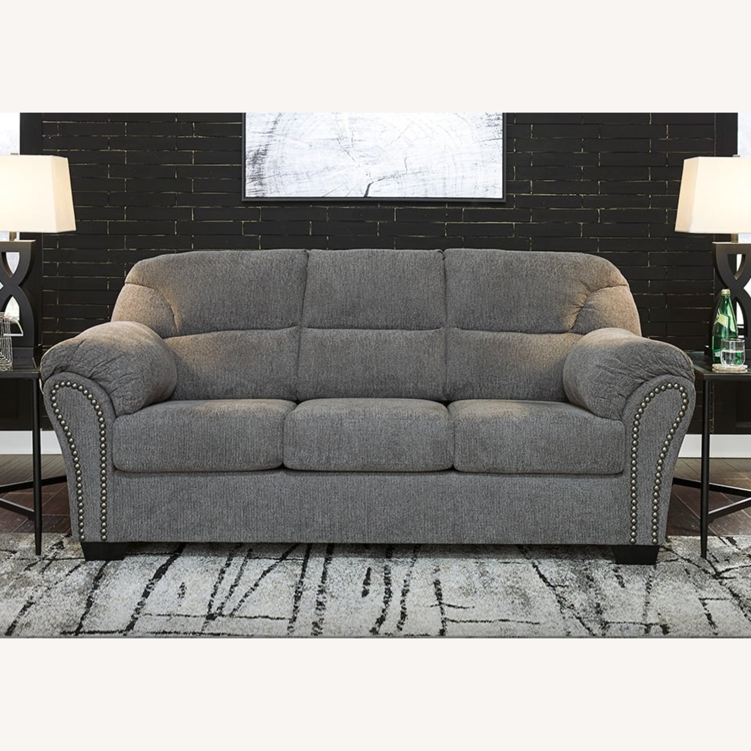 Ashley Furniture Dark Gray 3+ Seater Sofa - image-5