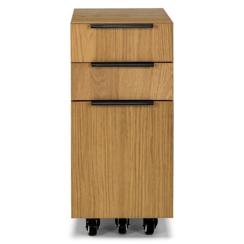 Used Article Madera Natural Wood Media Storage for sale on AptDeco