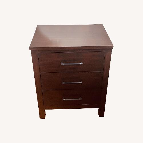 Used Pottery Barn Dark Brown Nightstands for sale on AptDeco