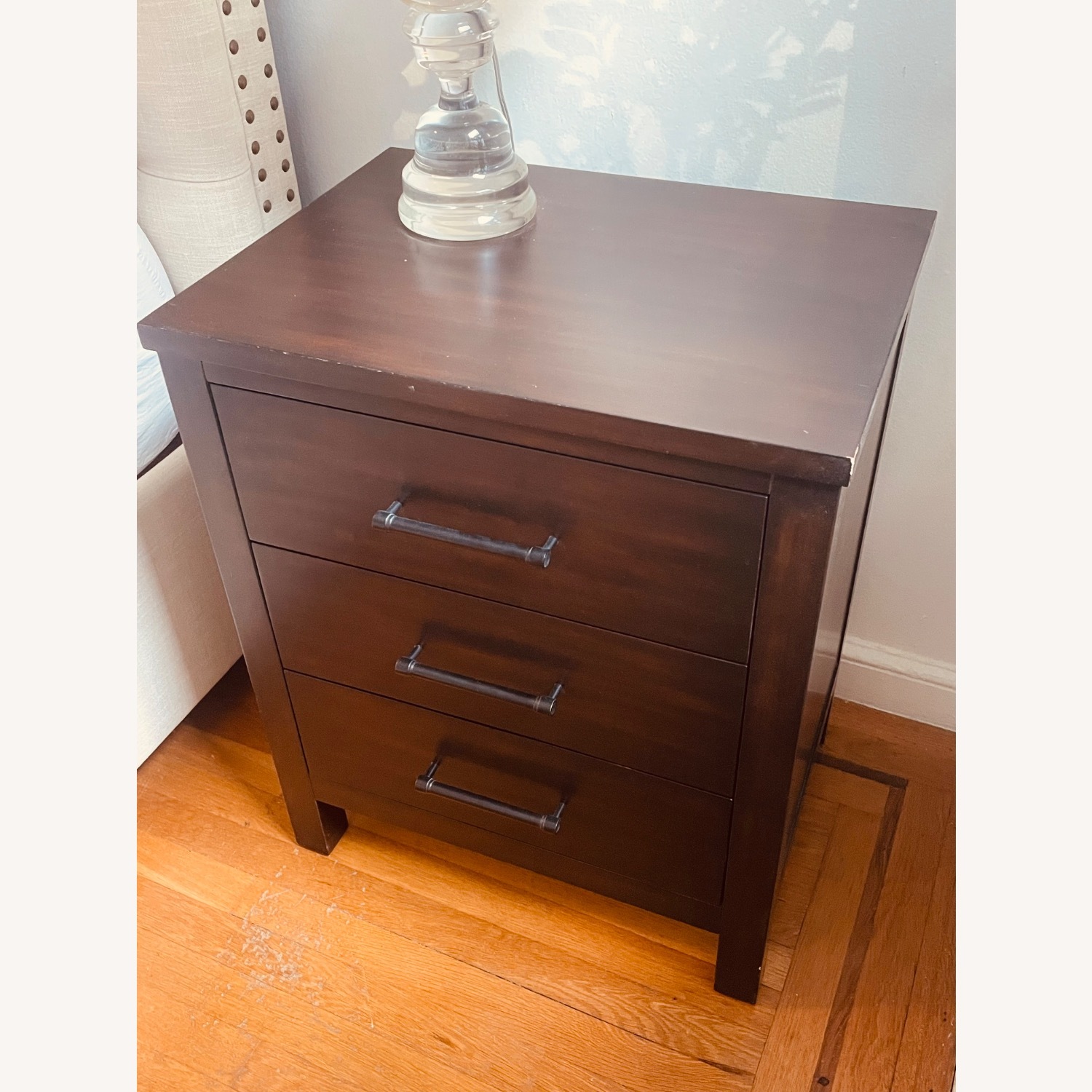 Pottery Barn Dark Brown Nightstands - image-1