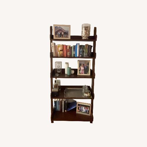 Used Pottery Barn Dark Brown Bookcase for sale on AptDeco