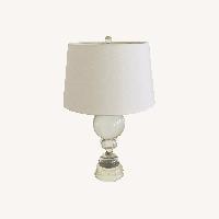 Z Gallerie Transparent Glass Table Lamps