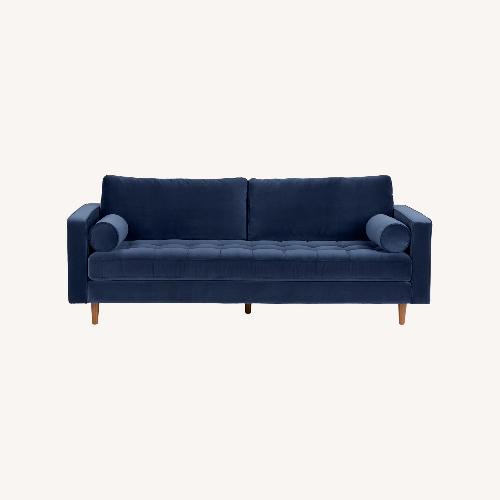 Used Article Sven 88" Tufted Velvet Sofa for sale on AptDeco