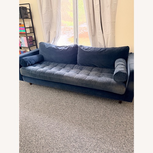 Used Article Sven 88" Tufted Velvet Sofa  for sale on AptDeco