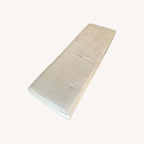 Used Beige Storage Ottoman for sale on AptDeco