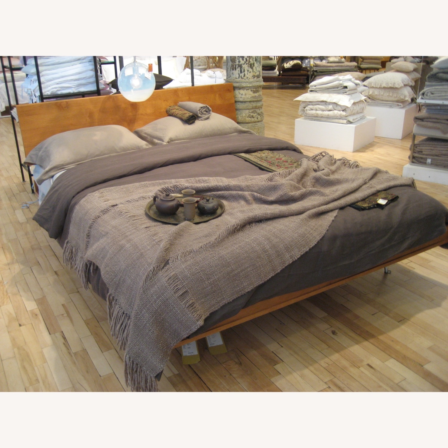 Herman Miller Nelson Thin Edge Bed Queen Cherry - image-10