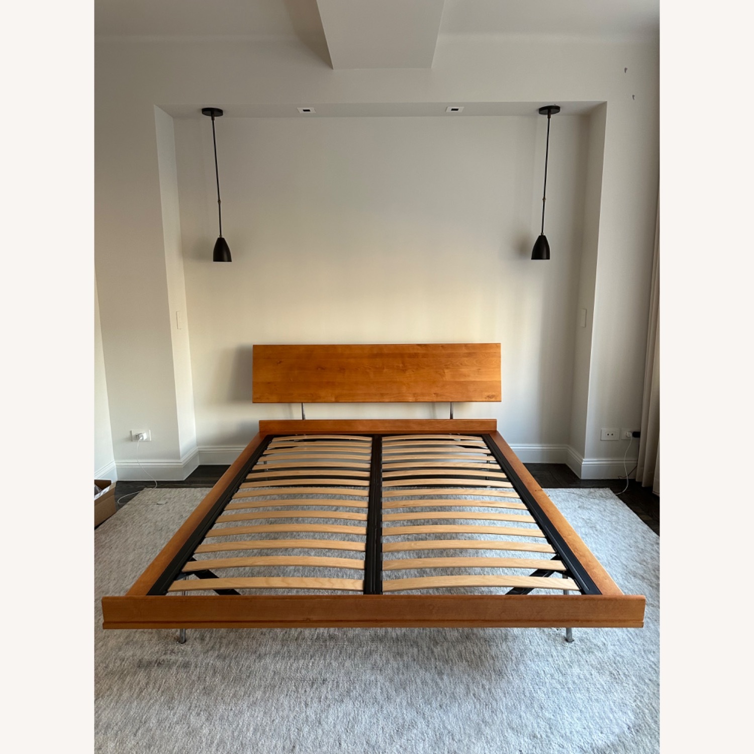 Herman Miller Nelson Thin Edge Bed Queen Cherry - image-1