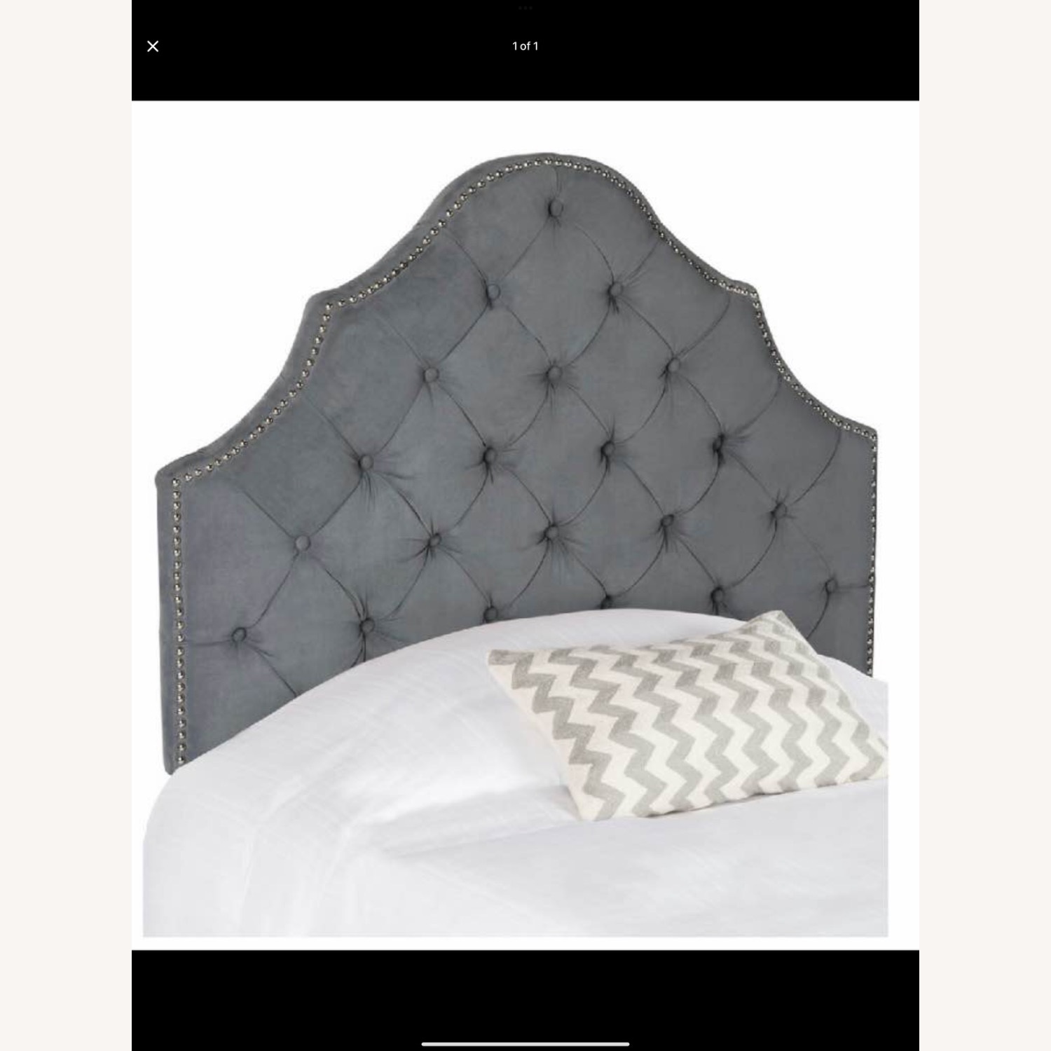 Safavieh Dark Gray Headboard - image-1