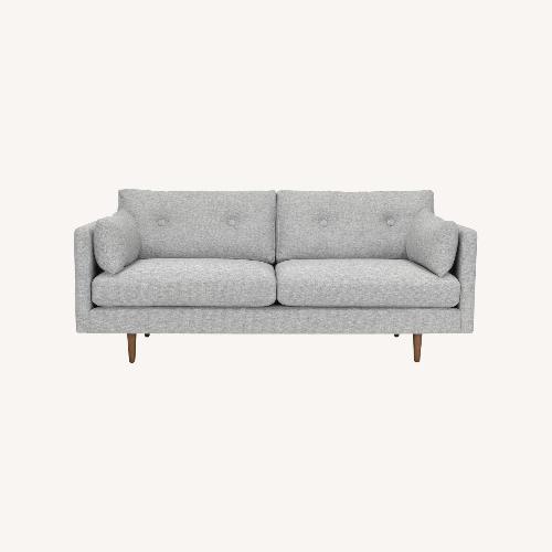 Used Article Light Gray Fabric Loveseat for sale on AptDeco