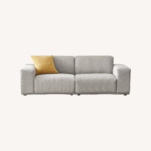 Used Castlery Todd Light Gray Fabric 2 Seater Sofa for sale on AptDeco