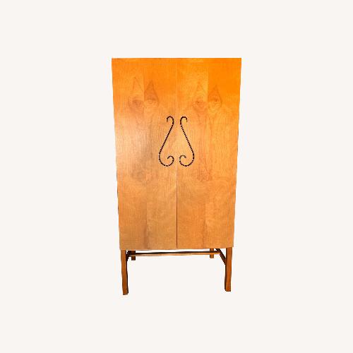 Used Taylor Made Custom Furniture Natural Wood Armoire for sale on AptDeco