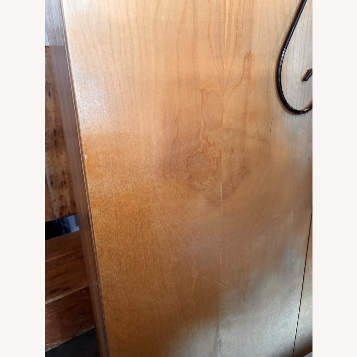 Taylor Made Custom Furniture Natural Wood Armoire - image-4