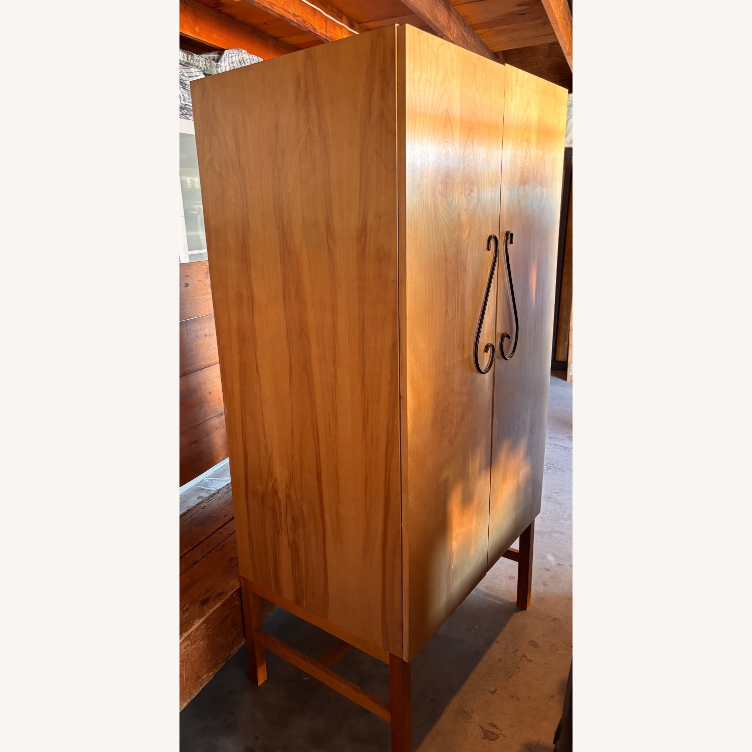 Taylor Made Custom Furniture Natural Wood Armoire - image-3