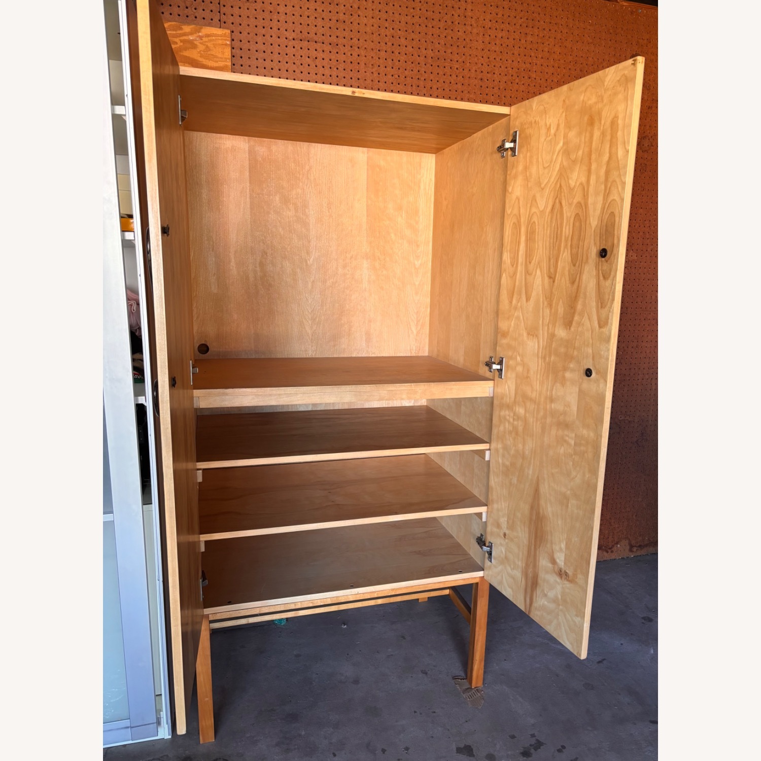 Taylor Made Custom Furniture Natural Wood Armoire - image-2