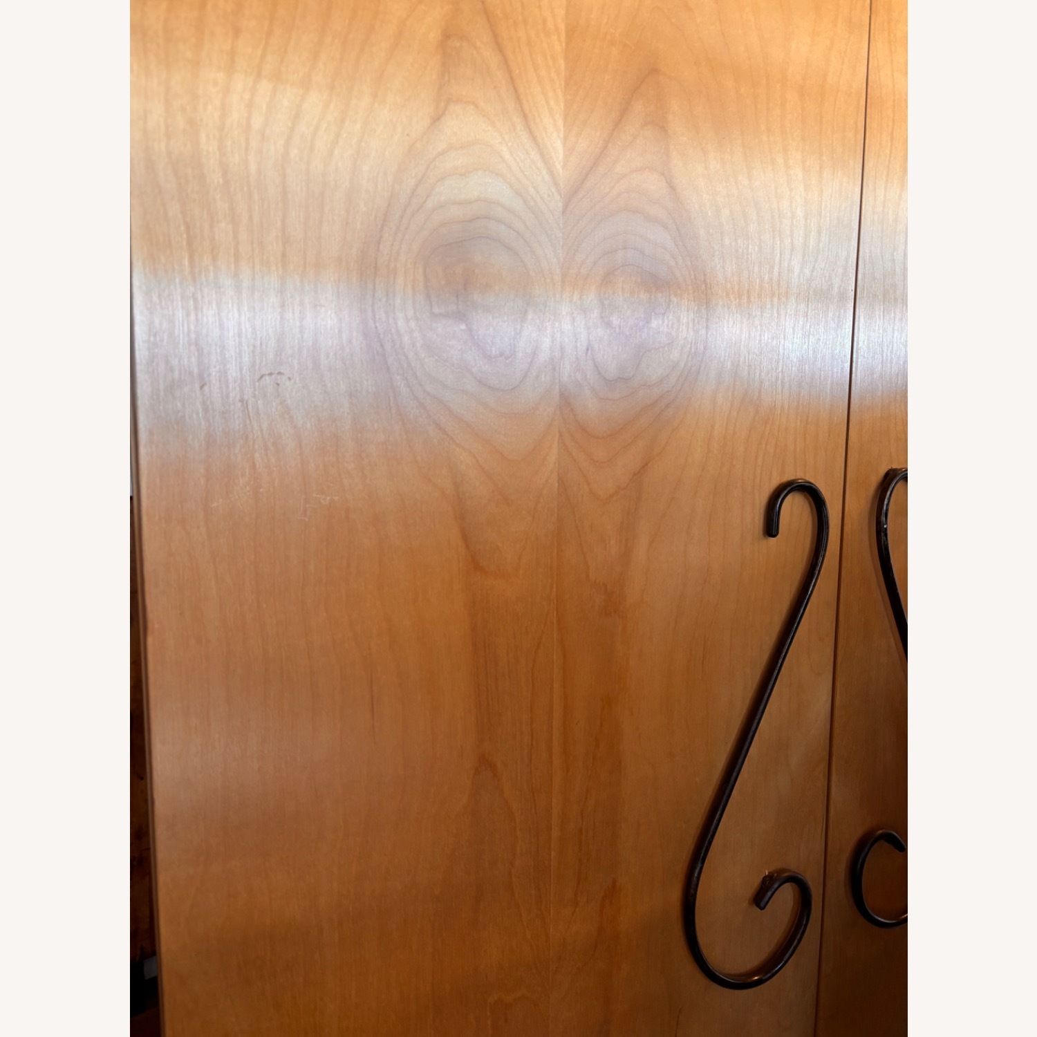 Taylor Made Custom Furniture Natural Wood Armoire - image-5