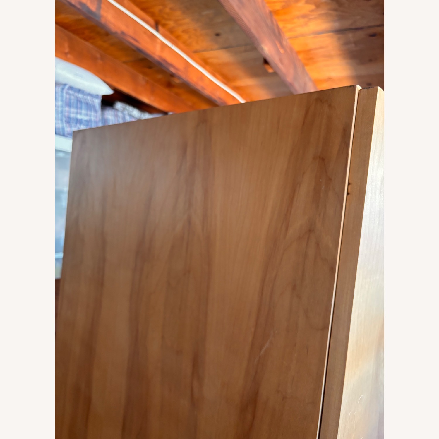 Taylor Made Custom Furniture Natural Wood Armoire - image-6