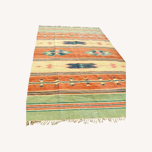 Used Large Multi Color Rug for sale on AptDeco