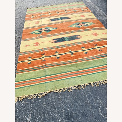 Used Large Multi Color Rug for sale on AptDeco