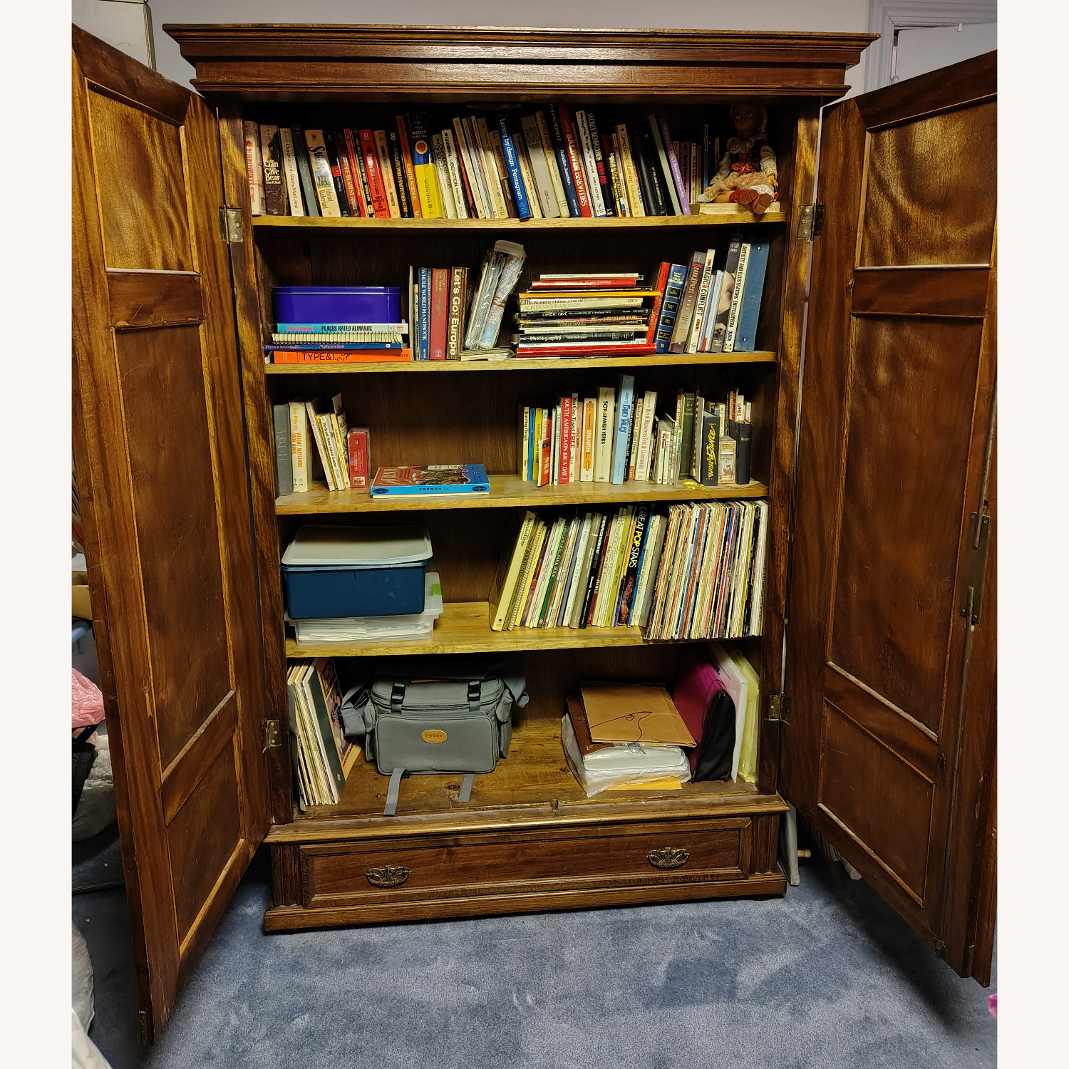 19th Century Victorian Armoire - image-2