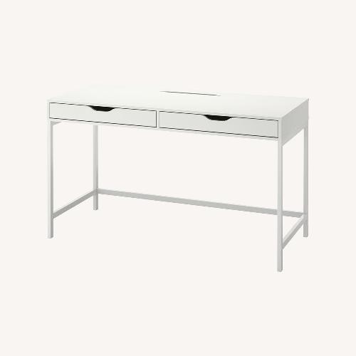 Used IKEA Alex White Wood Desk Large for sale on AptDeco