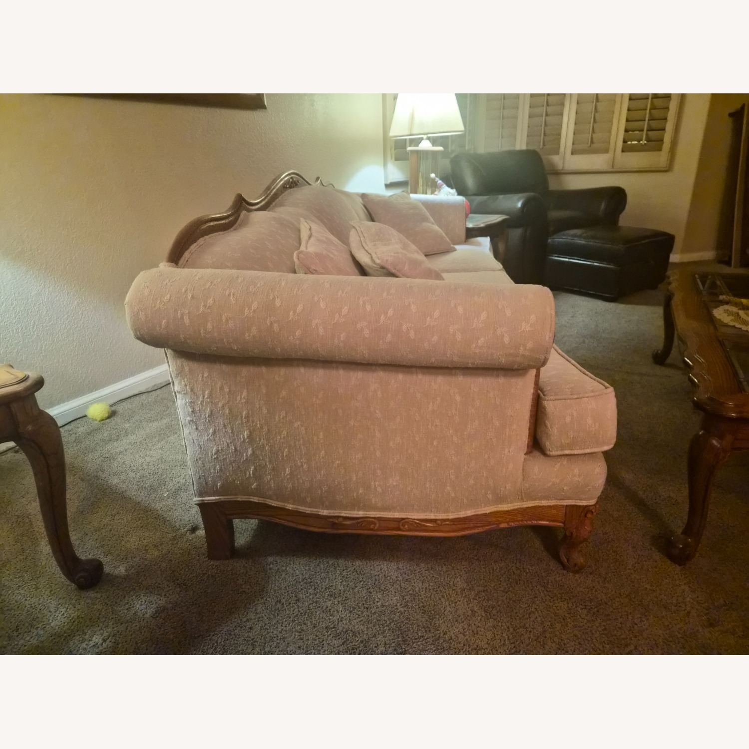 Natural Fabric 3+ Seater Sofa - image-2