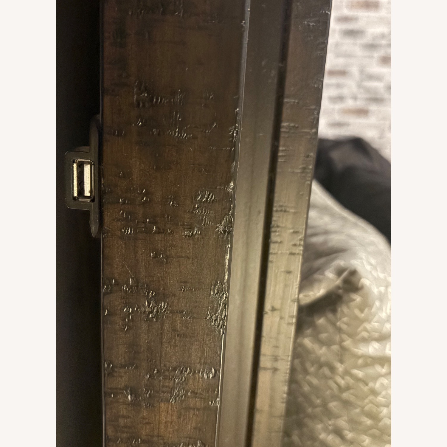 Bob's Discount Furniture Dark Brown Rustic Queen Bed - image-3