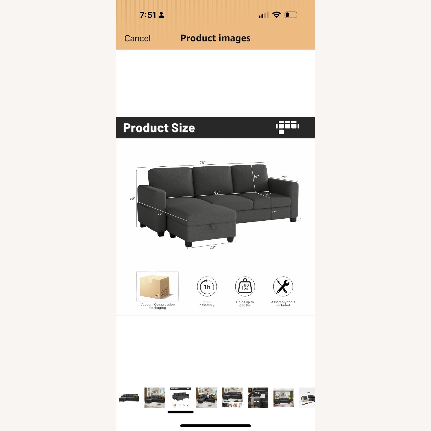 Sectional Couch - image-3