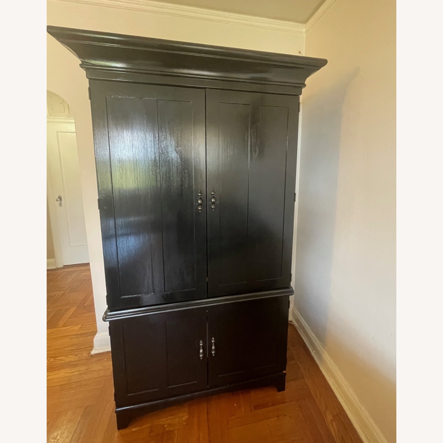 Sauder Computer Armoire with Pullout Desk - image-1
