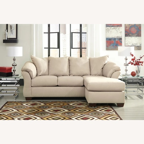 Used Ashley Furniture Darcy Natural 3+ Piece Sectional for sale on AptDeco