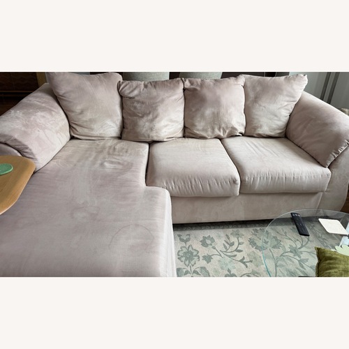 Used Ashley Furniture Darcy Natural 3+ Piece Sectional for sale on AptDeco