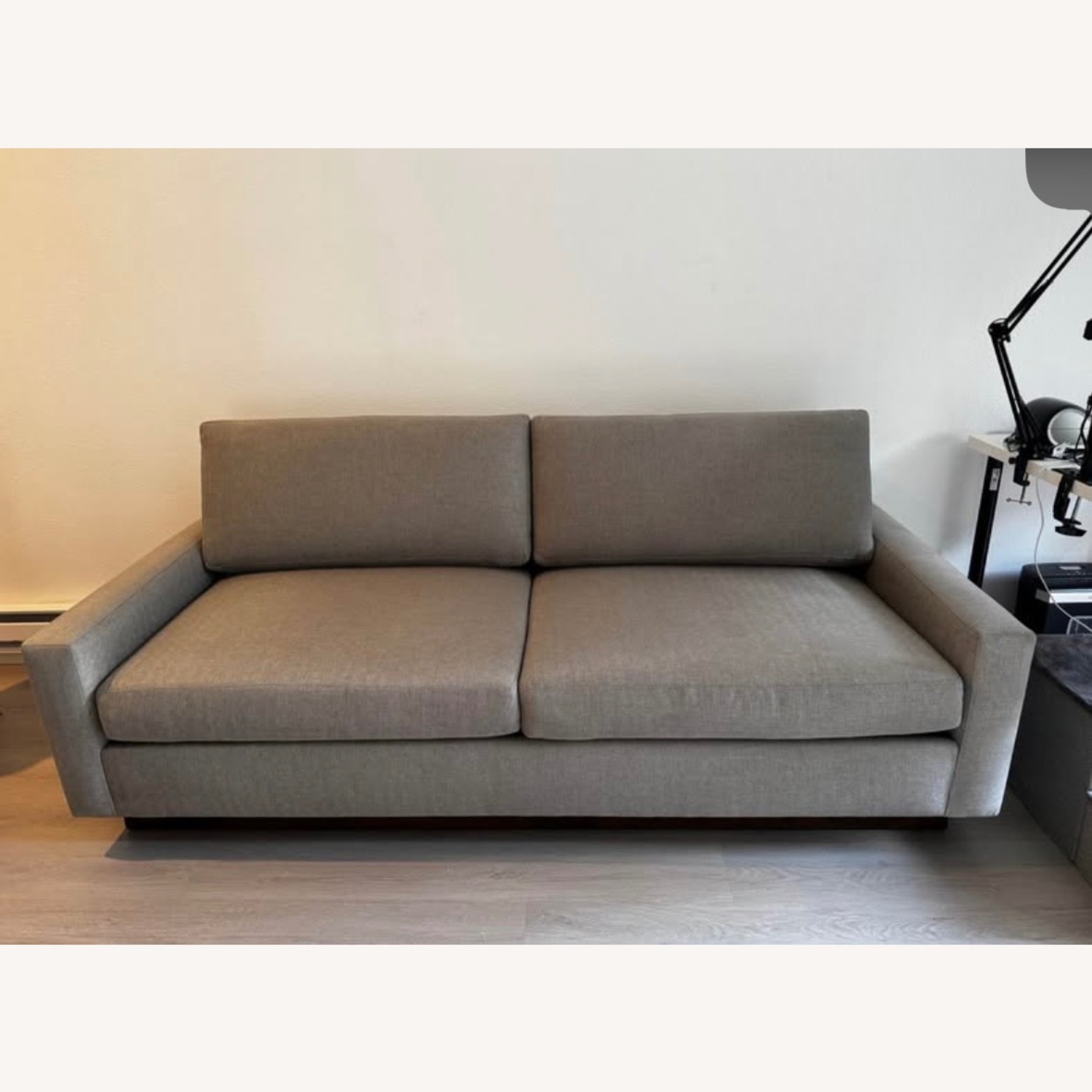 Room & Board Light Gray Fabric 2 Seater Sofa - image-1